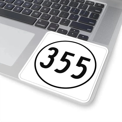 Iowa 355 1948 (Iowa) (Road Sign) STICKER Vinyl Kiss-Cut Decal - The Sticker Space