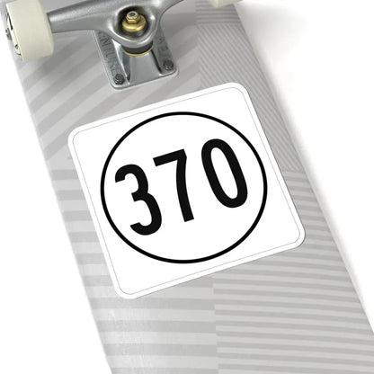 Iowa 370 1948 (Iowa) (Road Sign) STICKER Vinyl Kiss-Cut Decal - The Sticker Space