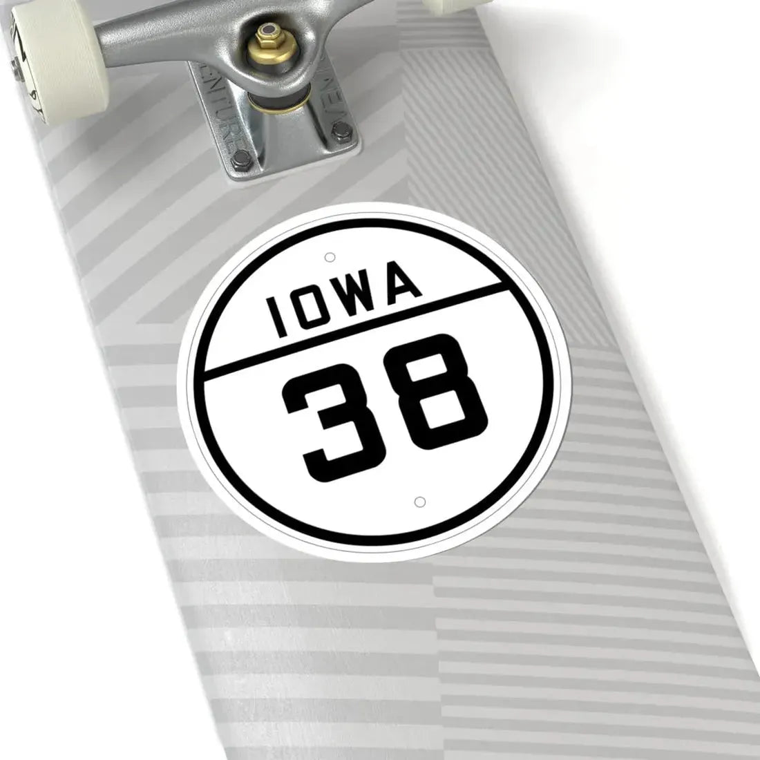 Iowa 38 1926 (Iowa) (Road Sign) STICKER Vinyl Kiss-Cut Decal - The Sticker Space