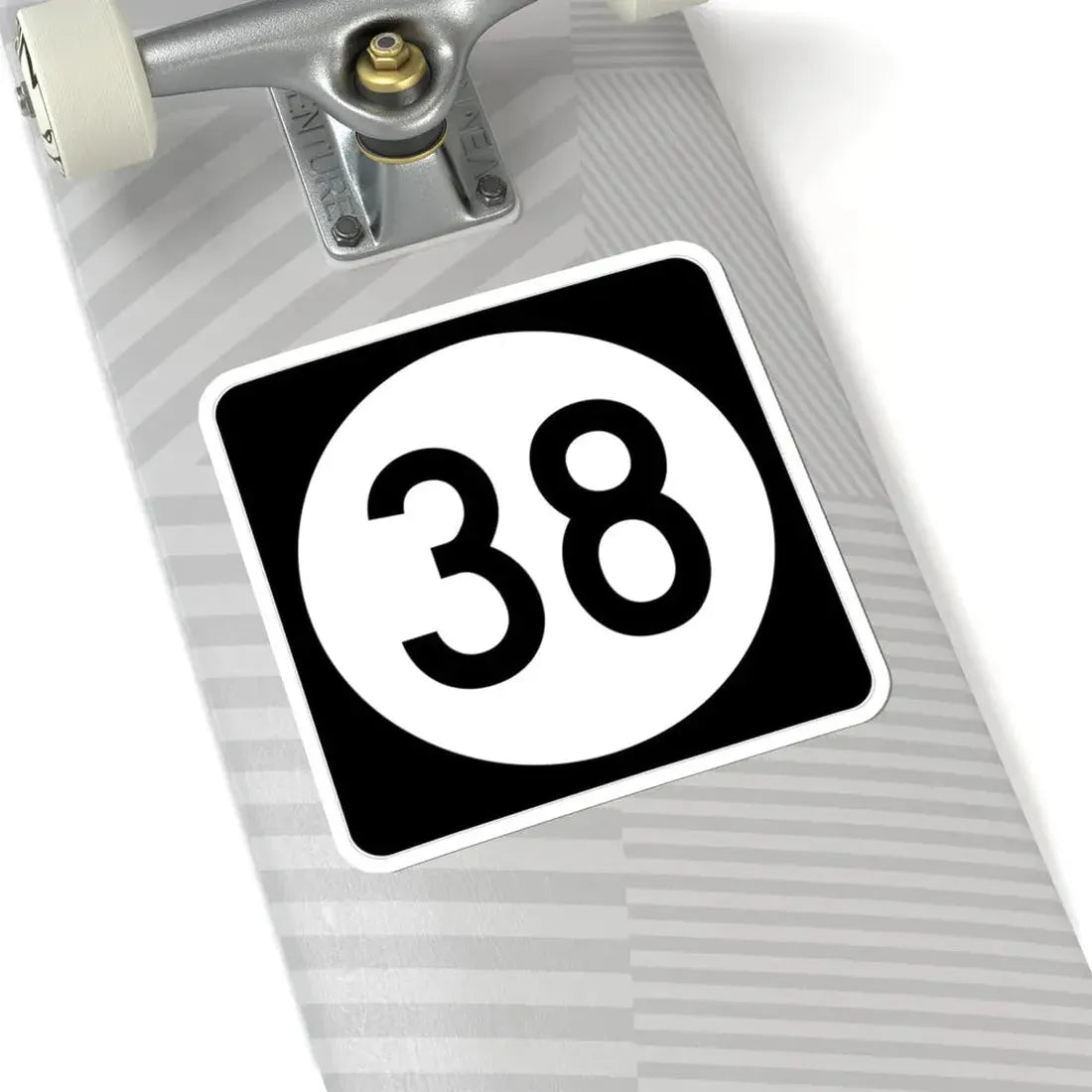 Iowa 38 (Iowa) (Road Sign) STICKER Vinyl Kiss-Cut Decal - The Sticker Space