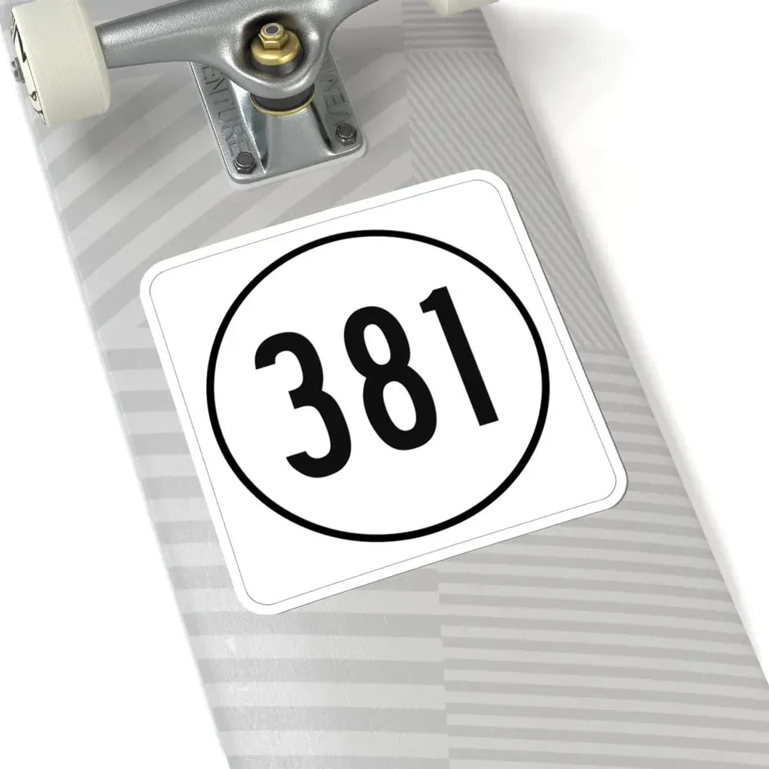 Iowa 381 1948 (Iowa) (Road Sign) STICKER Vinyl Kiss-Cut Decal - The Sticker Space