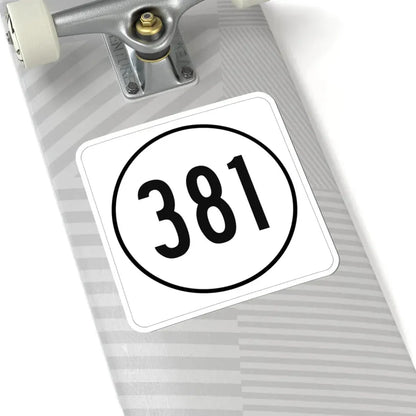 Iowa 381 1948 (Iowa) (Road Sign) STICKER Vinyl Kiss-Cut Decal - The Sticker Space