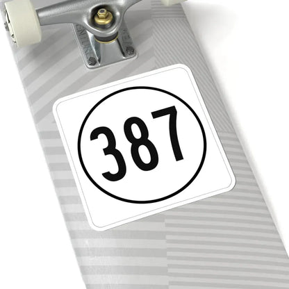 Iowa 387 1948 (Iowa) (Road Sign) STICKER Vinyl Kiss-Cut Decal - The Sticker Space