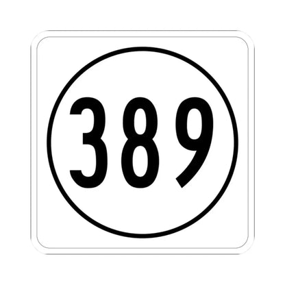 Iowa 389 1948 (Iowa) (Road Sign) STICKER Vinyl Kiss-Cut Decal 2 Inch White - The Sticker Space