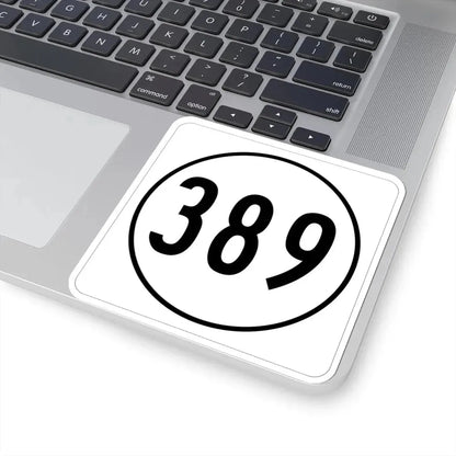 Iowa 389 1948 (Iowa) (Road Sign) STICKER Vinyl Kiss-Cut Decal - The Sticker Space