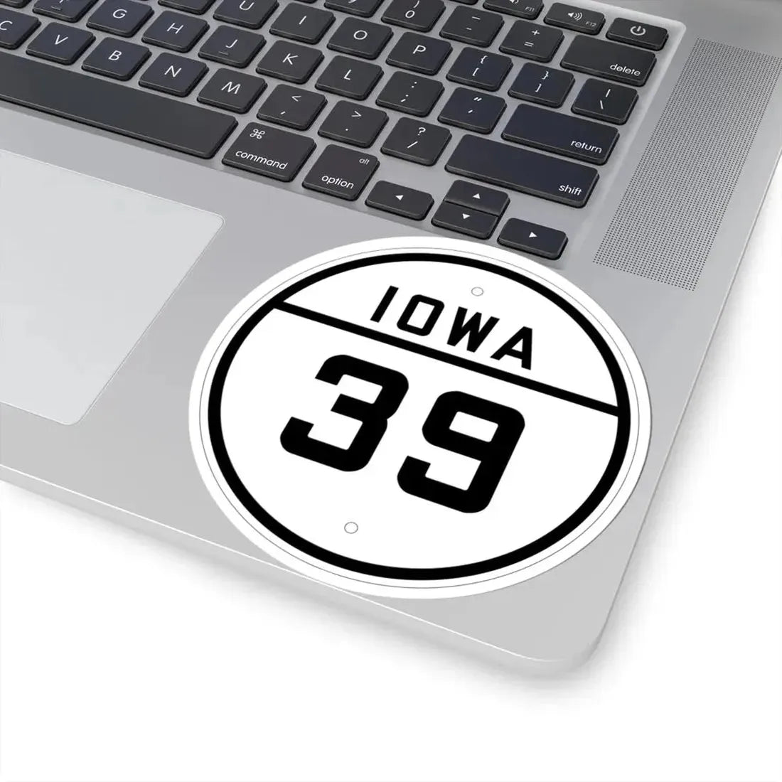 Iowa 39 1926 (Iowa) (Road Sign) STICKER Vinyl Kiss-Cut Decal - The Sticker Space