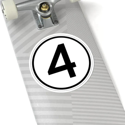 Iowa 4 1950 (Iowa) (Road Sign) STICKER Vinyl Kiss-Cut Decal - The Sticker Space