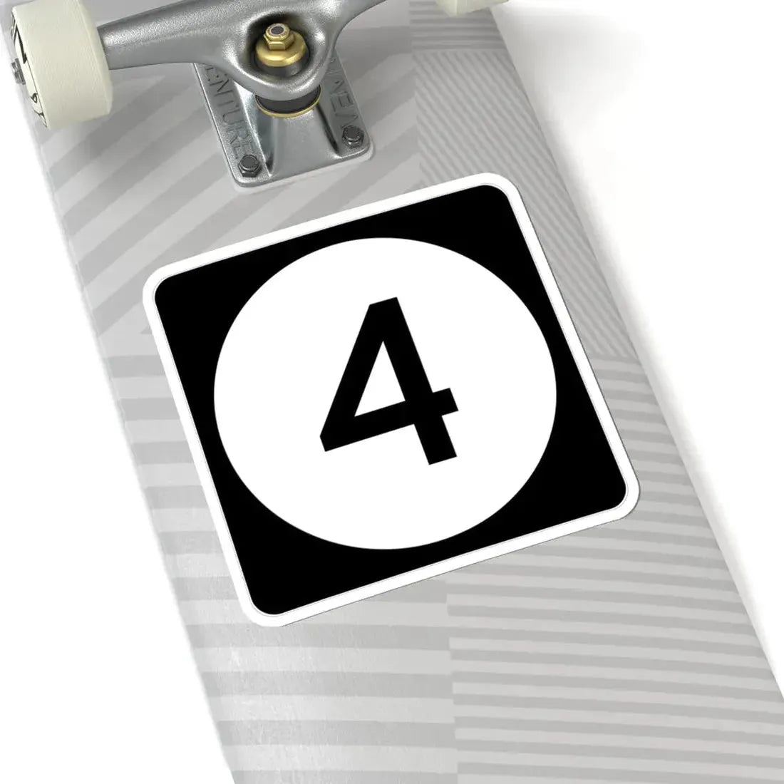 Iowa 4 (Iowa) (Road Sign) STICKER Vinyl Kiss-Cut Decal - The Sticker Space