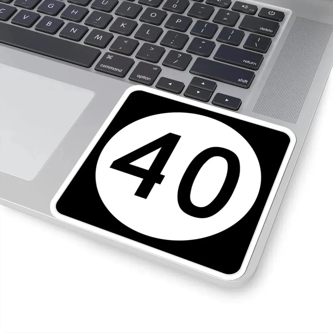 Iowa 40 (Iowa) (Road Sign) STICKER Vinyl Kiss-Cut Decal - The Sticker Space