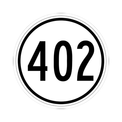 Iowa 402 1950 (Iowa) (Road Sign) STICKER Vinyl Kiss-Cut Decal 3 Inch White - The Sticker Space