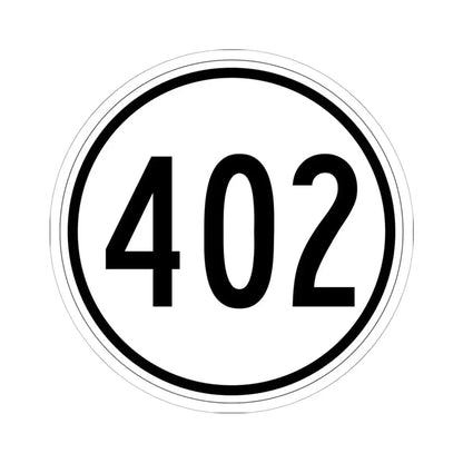 Iowa 402 1950 (Iowa) (Road Sign) STICKER Vinyl Kiss-Cut Decal 6 Inch White - The Sticker Space