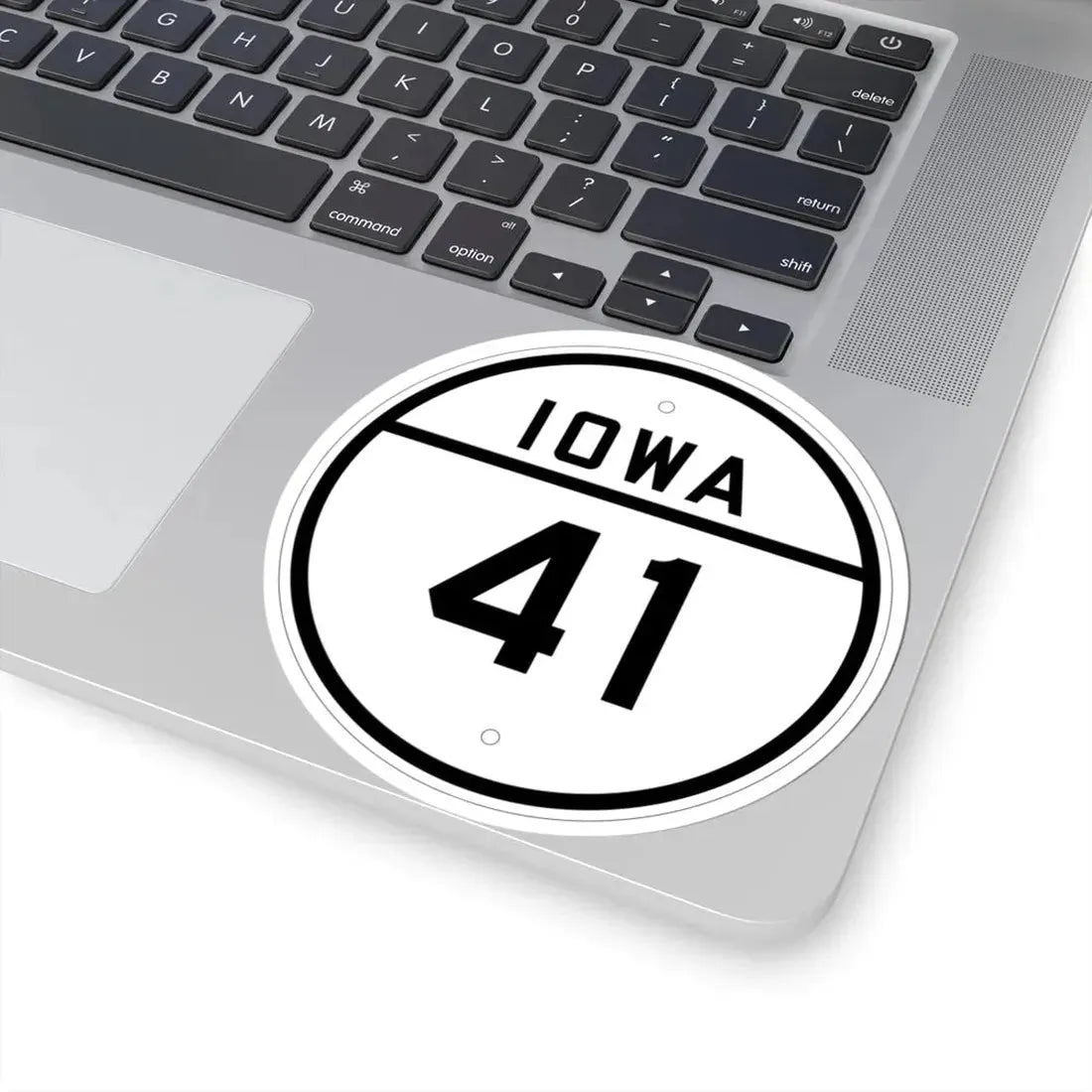 Iowa 41 1926 (Iowa) (Road Sign) STICKER Vinyl Kiss-Cut Decal - The Sticker Space