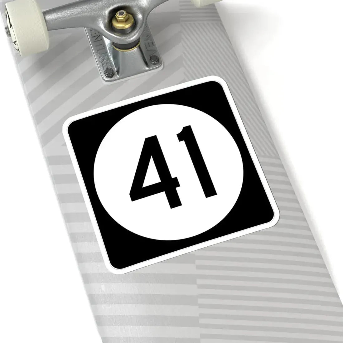 Iowa 41 (Iowa) (Road Sign) STICKER Vinyl Kiss-Cut Decal - The Sticker Space