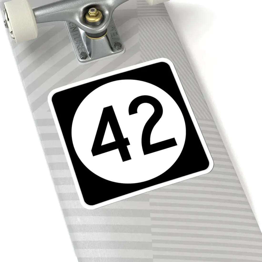 Iowa 42 (Iowa) (Road Sign) STICKER Vinyl Kiss-Cut Decal - The Sticker Space