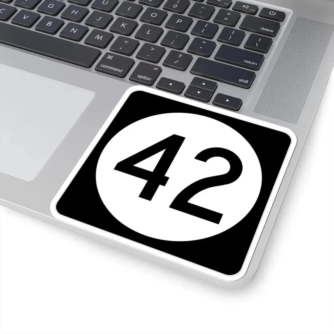 Iowa 42 (Iowa) (Road Sign) STICKER Vinyl Kiss-Cut Decal - The Sticker Space