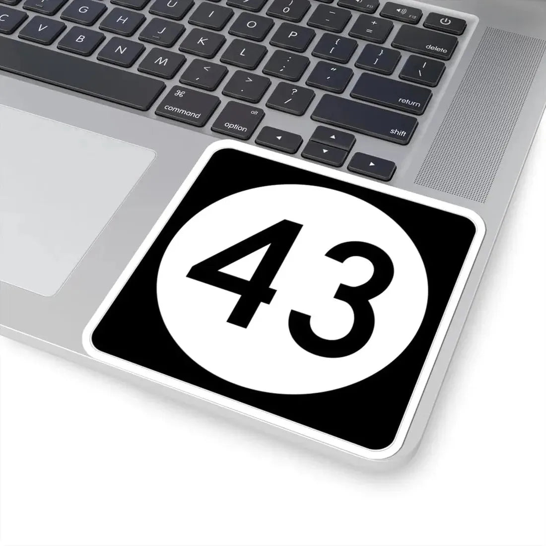 Iowa 43 (Iowa) (Road Sign) STICKER Vinyl Kiss-Cut Decal - The Sticker Space