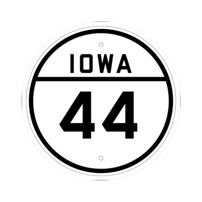 Iowa 44 1926 (Iowa) (Road Sign) STICKER Vinyl Kiss-Cut Decal 2 Inch White - The Sticker Space