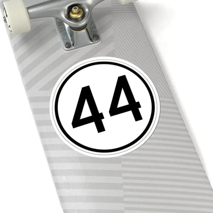 Iowa 44 1950 (Iowa) (Road Sign) STICKER Vinyl Kiss-Cut Decal - The Sticker Space