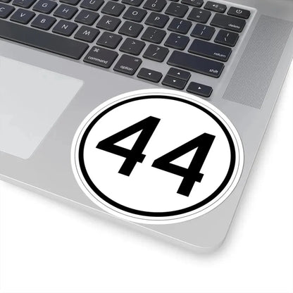 Iowa 44 1950 (Iowa) (Road Sign) STICKER Vinyl Kiss-Cut Decal - The Sticker Space