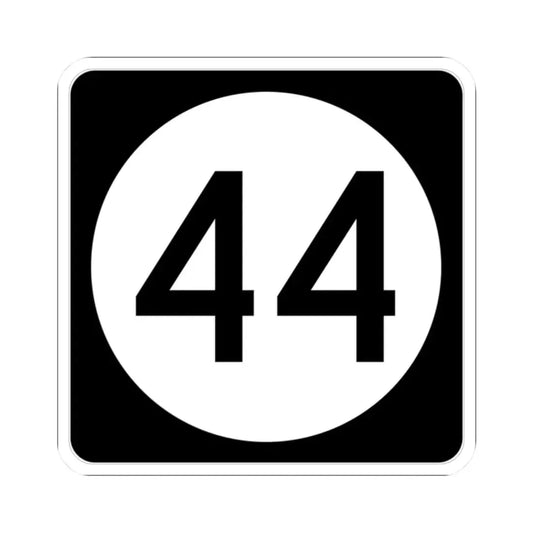 Iowa 44 (Iowa) (Road Sign) STICKER Vinyl Kiss-Cut Decal 2 Inch White - The Sticker Space
