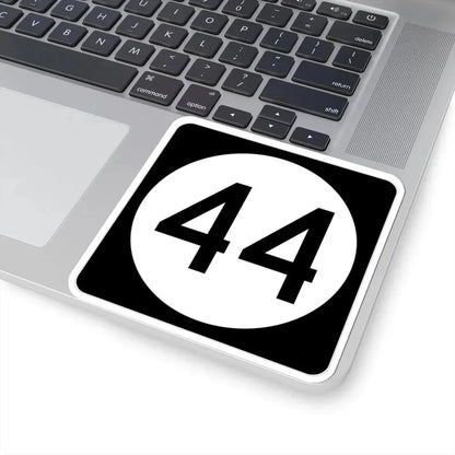 Iowa 44 (Iowa) (Road Sign) STICKER Vinyl Kiss-Cut Decal - The Sticker Space