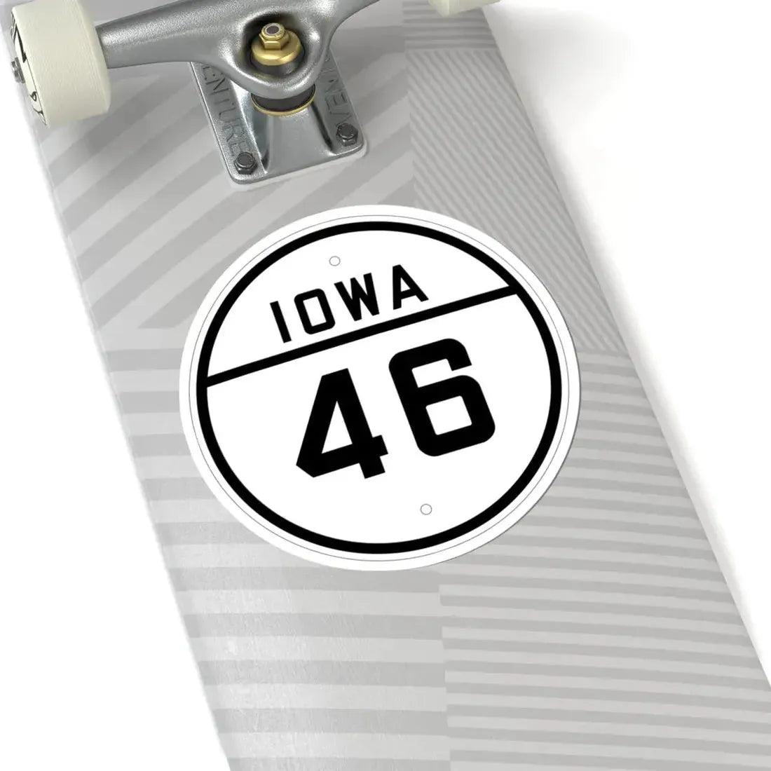 Iowa 46 1926 (Iowa) (Road Sign) STICKER Vinyl Kiss-Cut Decal - The Sticker Space