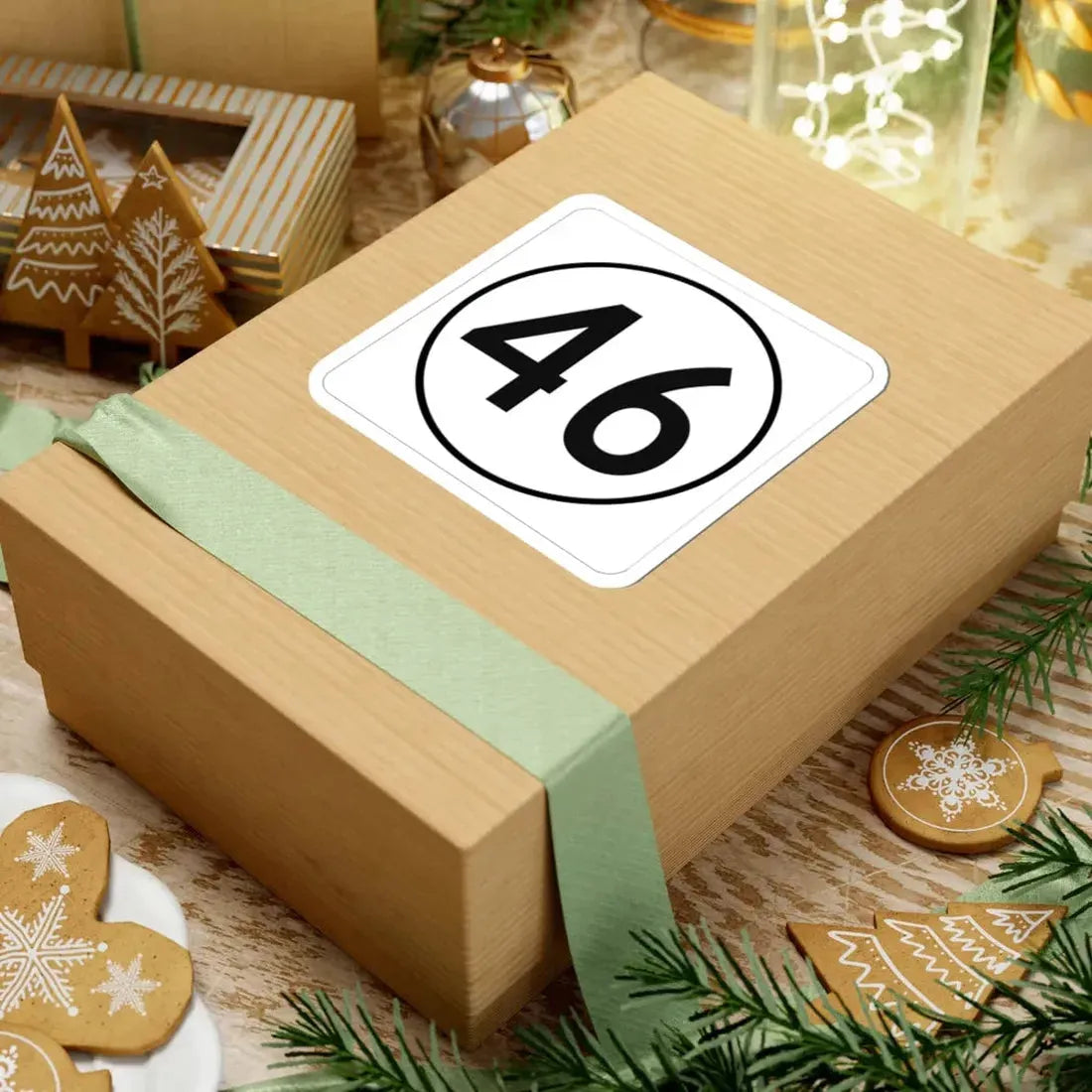 Iowa 46 1948 (Iowa) (Road Sign) STICKER Vinyl Kiss-Cut Decal - The Sticker Space