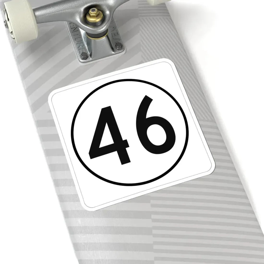 Iowa 46 1948 (Iowa) (Road Sign) STICKER Vinyl Kiss-Cut Decal - The Sticker Space