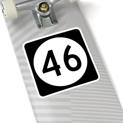Iowa 46 (Iowa) (Road Sign) STICKER Vinyl Kiss-Cut Decal - The Sticker Space