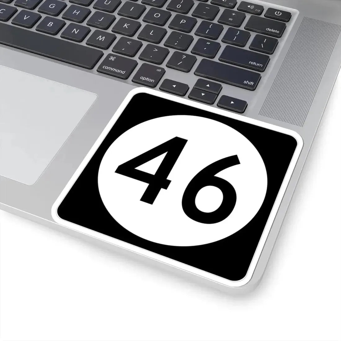 Iowa 46 (Iowa) (Road Sign) STICKER Vinyl Kiss-Cut Decal - The Sticker Space