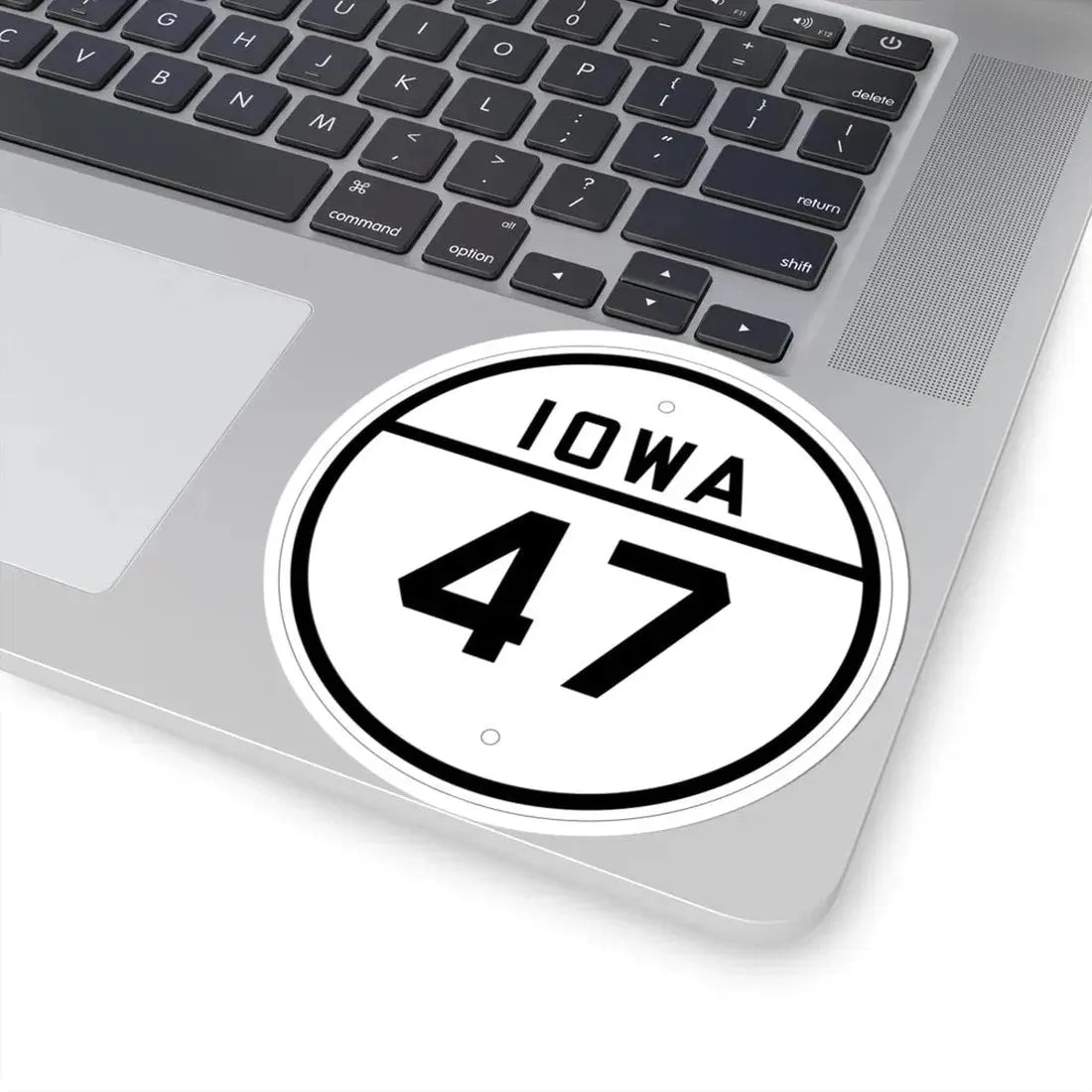 Iowa 47 1926 (Iowa) (Road Sign) STICKER Vinyl Kiss-Cut Decal - The Sticker Space