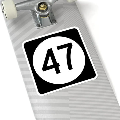Iowa 47 (Iowa) (Road Sign) STICKER Vinyl Kiss-Cut Decal - The Sticker Space