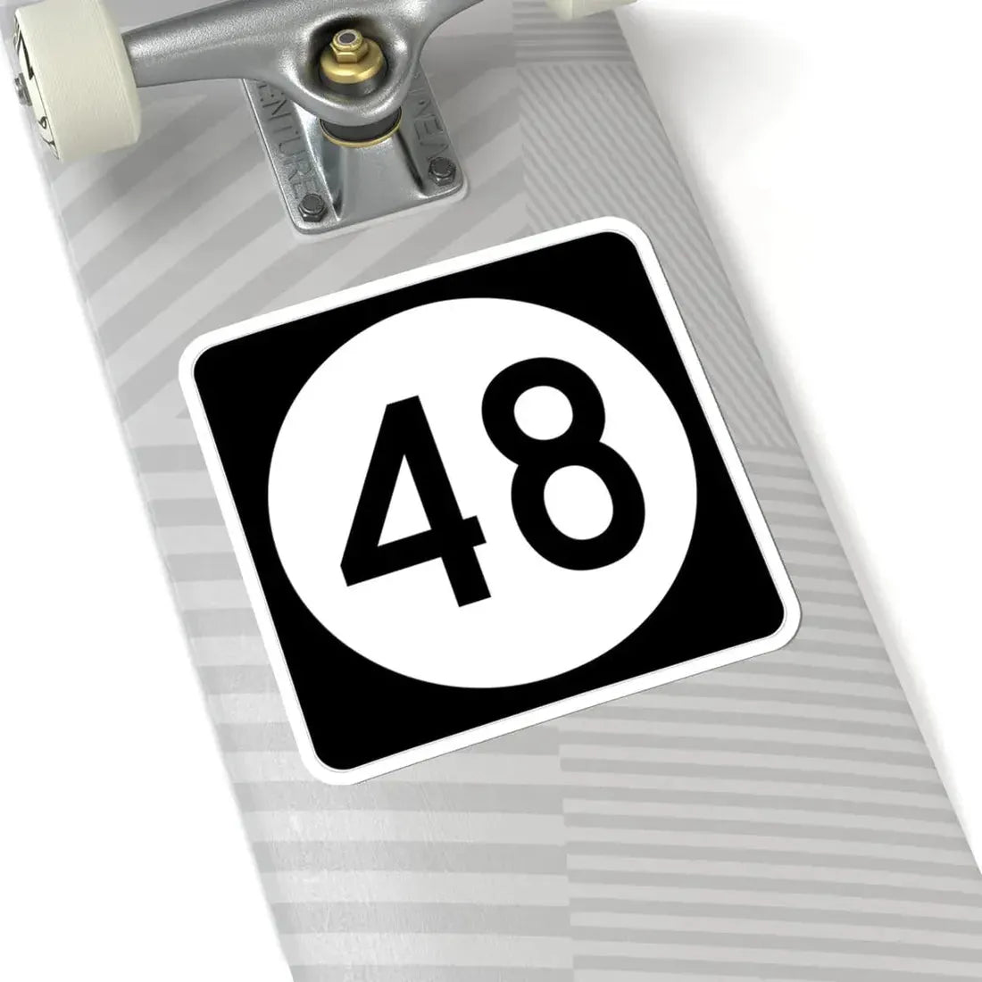 Iowa 48 (Iowa) (Road Sign) STICKER Vinyl Kiss-Cut Decal - The Sticker Space