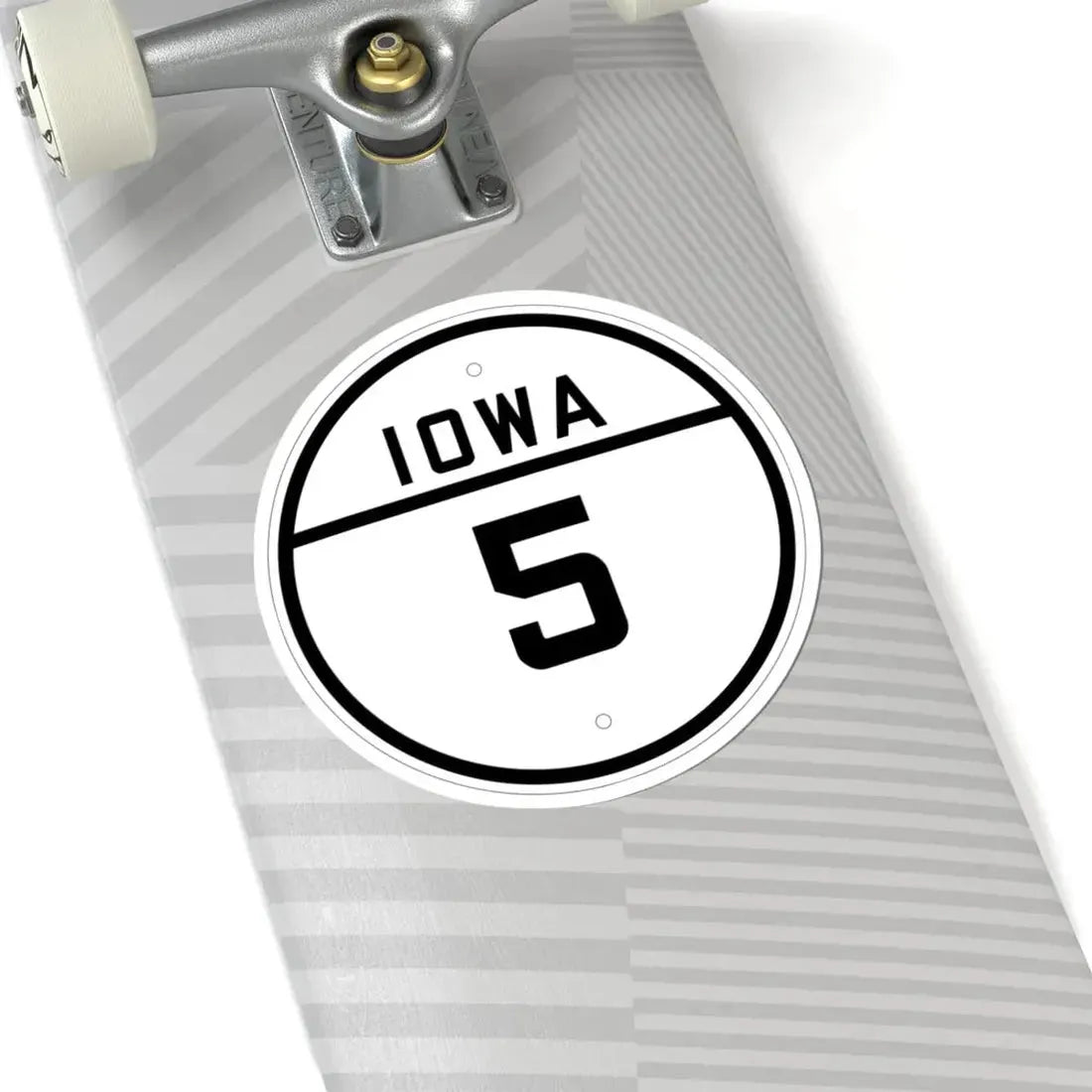 Iowa 5 1926 (Iowa) (Road Sign) STICKER Vinyl Kiss-Cut Decal - The Sticker Space