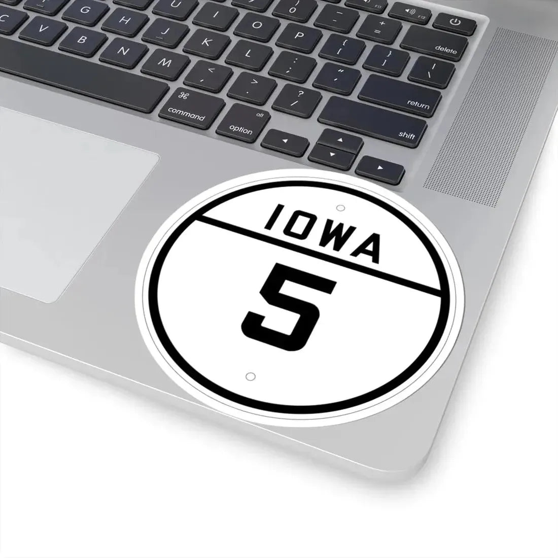 Iowa 5 1926 (Iowa) (Road Sign) STICKER Vinyl Kiss-Cut Decal - The Sticker Space