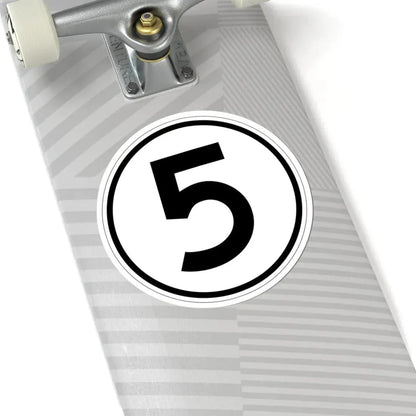 Iowa 5 1950 (Iowa) (Road Sign) STICKER Vinyl Kiss-Cut Decal - The Sticker Space