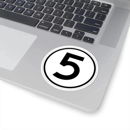 Iowa 5 1950 (Iowa) (Road Sign) STICKER Vinyl Kiss-Cut Decal - The Sticker Space