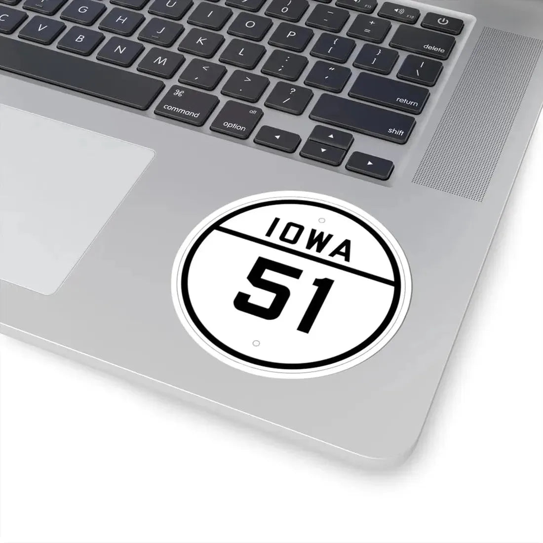 Iowa 51 1926 (Iowa) (Road Sign) STICKER Vinyl Kiss-Cut Decal - The Sticker Space