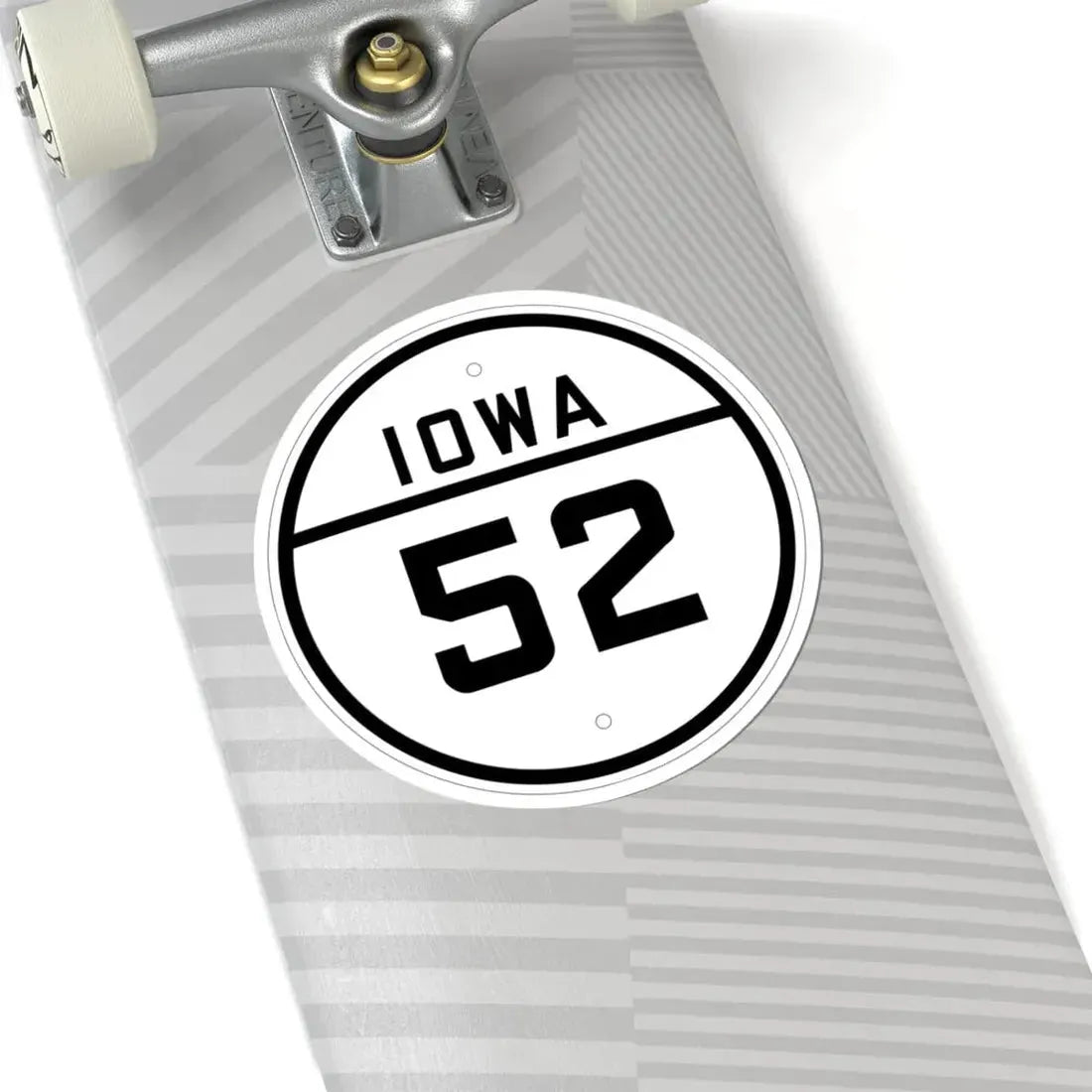 Iowa 52 1926 (Iowa) (Road Sign) STICKER Vinyl Kiss-Cut Decal - The Sticker Space