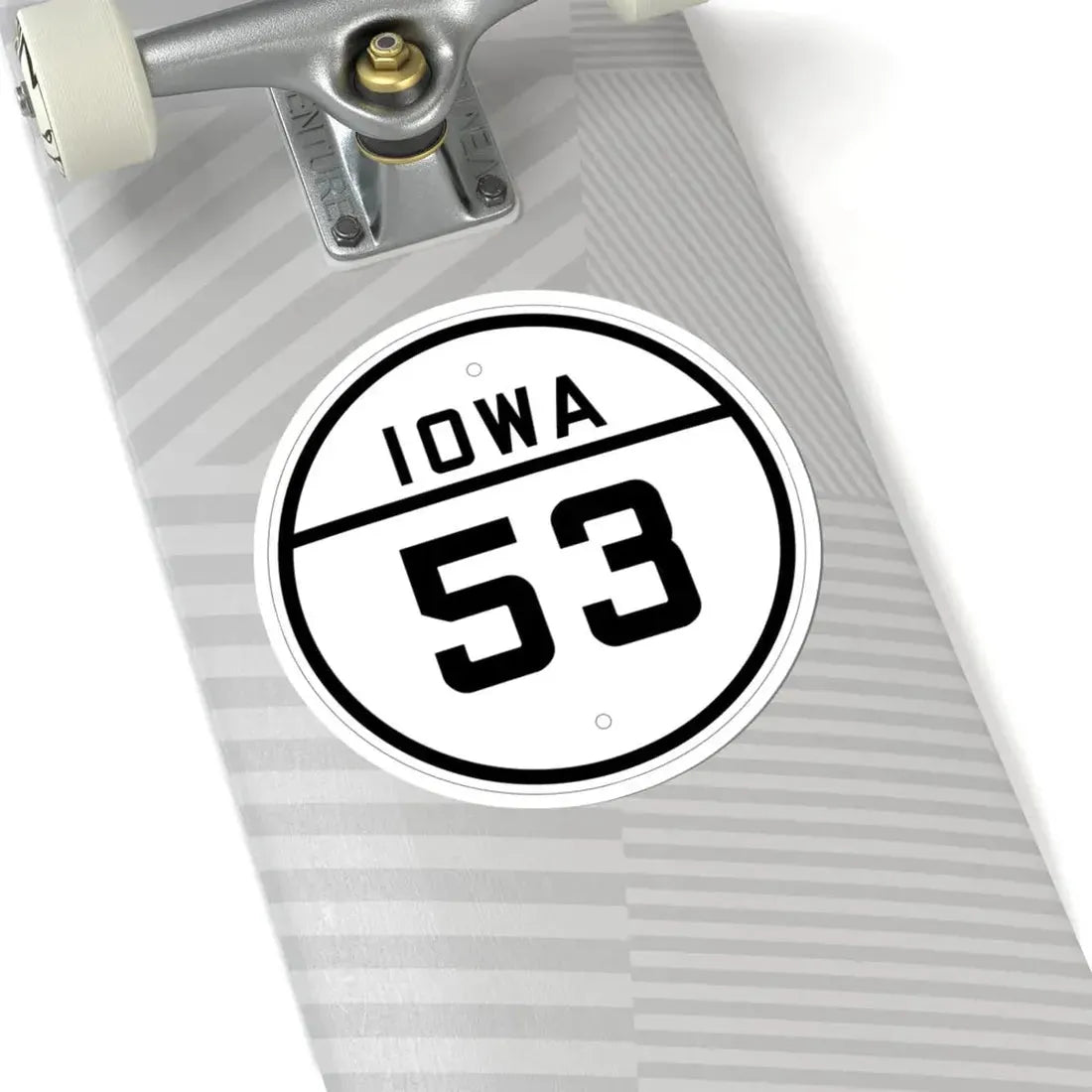 Iowa 53 1926 (Iowa) (Road Sign) STICKER Vinyl Kiss-Cut Decal - The Sticker Space