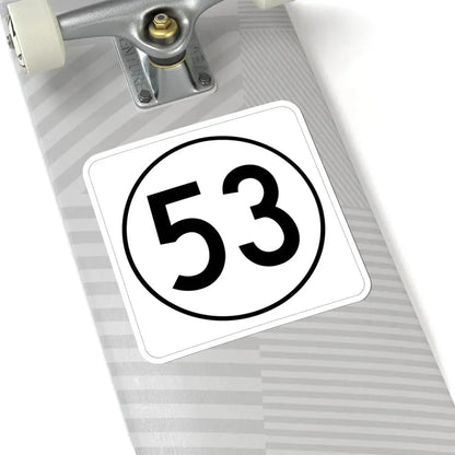 Iowa 53 1948 (Iowa) (Road Sign) STICKER Vinyl Kiss-Cut Decal - The Sticker Space