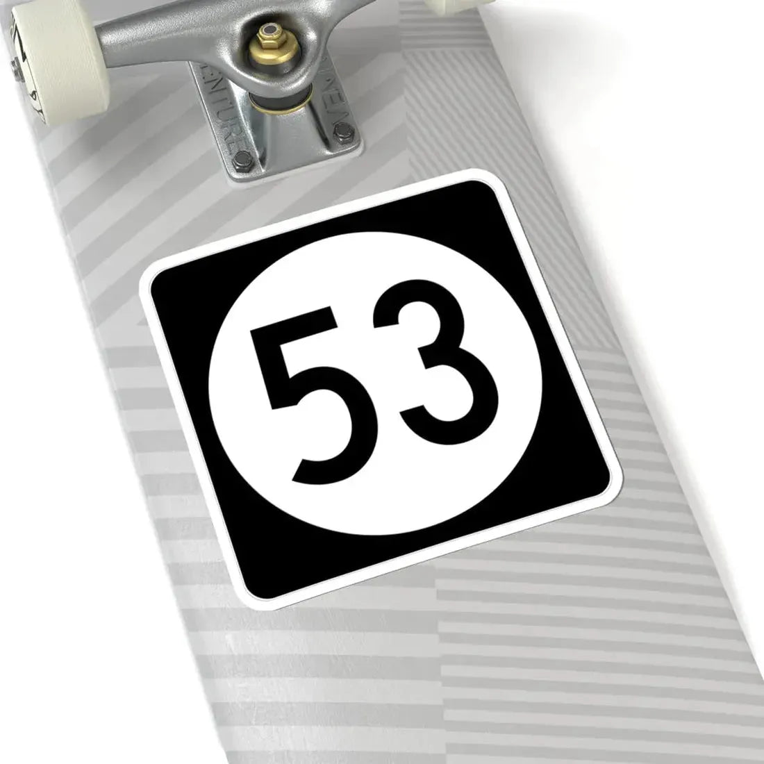 Iowa 53 (Iowa) (Road Sign) STICKER Vinyl Kiss-Cut Decal - The Sticker Space