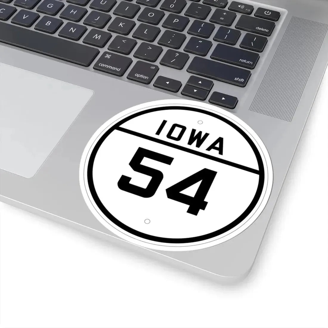 Iowa 54 1926 (Iowa) (Road Sign) STICKER Vinyl Kiss-Cut Decal - The Sticker Space
