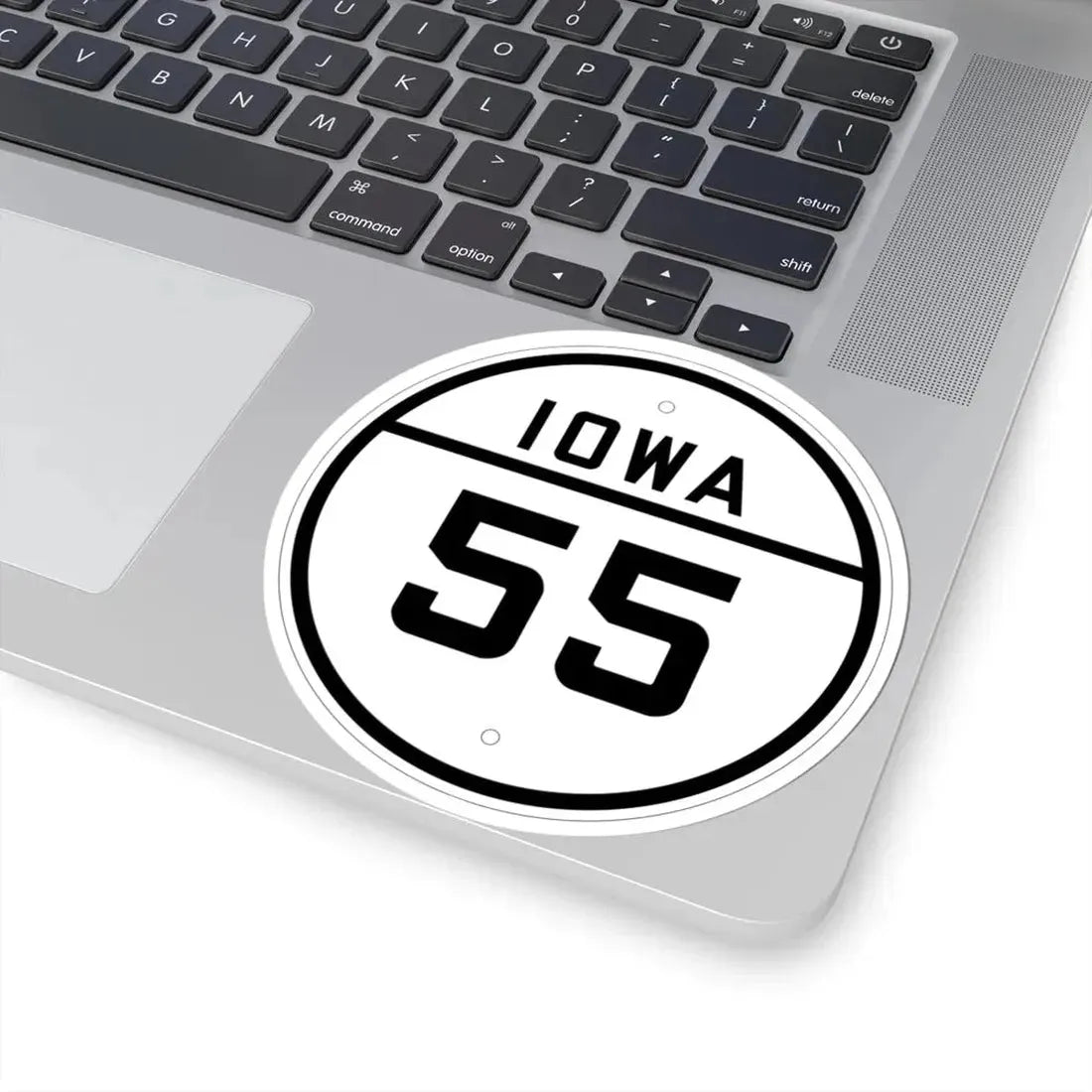 Iowa 55 1926 (Iowa) (Road Sign) STICKER Vinyl Kiss-Cut Decal - The Sticker Space
