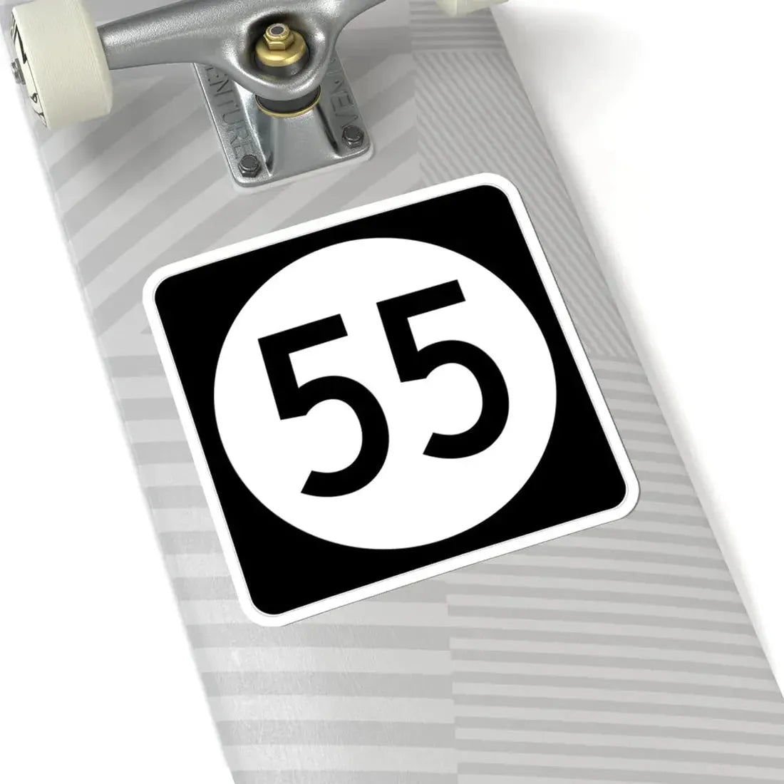 Iowa 55 (Iowa) (Road Sign) STICKER Vinyl Kiss-Cut Decal - The Sticker Space