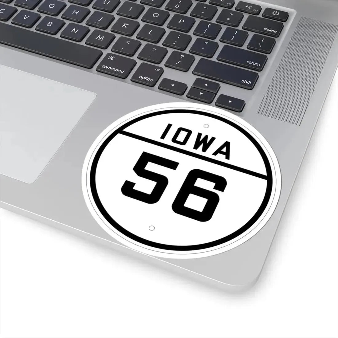 Iowa 56 1926 (Iowa) (Road Sign) STICKER Vinyl Kiss-Cut Decal - The Sticker Space