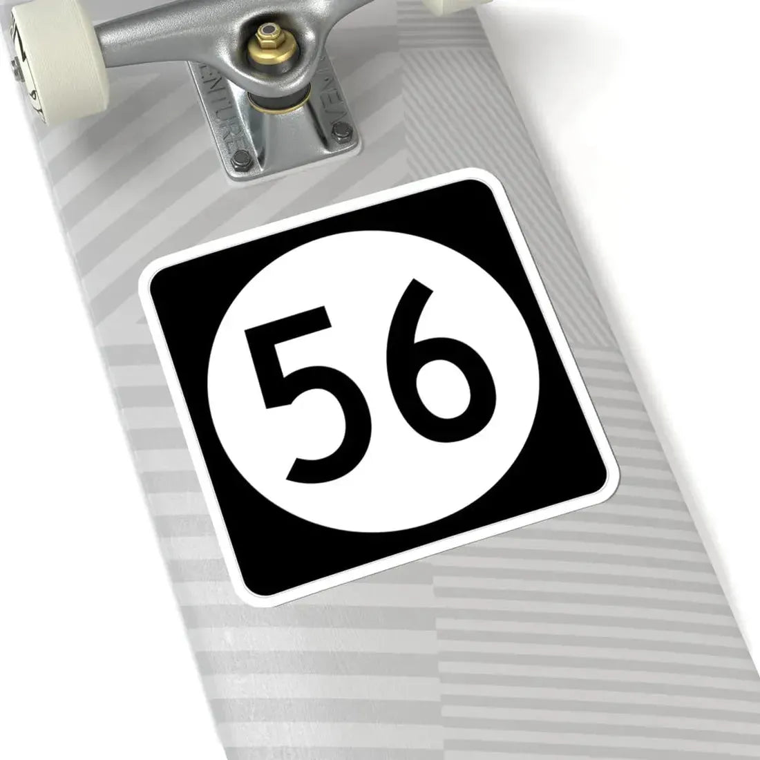 Iowa 56 (Iowa) (Road Sign) STICKER Vinyl Kiss-Cut Decal - The Sticker Space