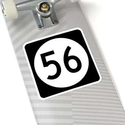 Iowa 56 (Iowa) (Road Sign) STICKER Vinyl Kiss-Cut Decal - The Sticker Space