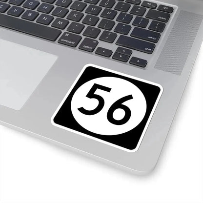 Iowa 56 (Iowa) (Road Sign) STICKER Vinyl Kiss-Cut Decal - The Sticker Space