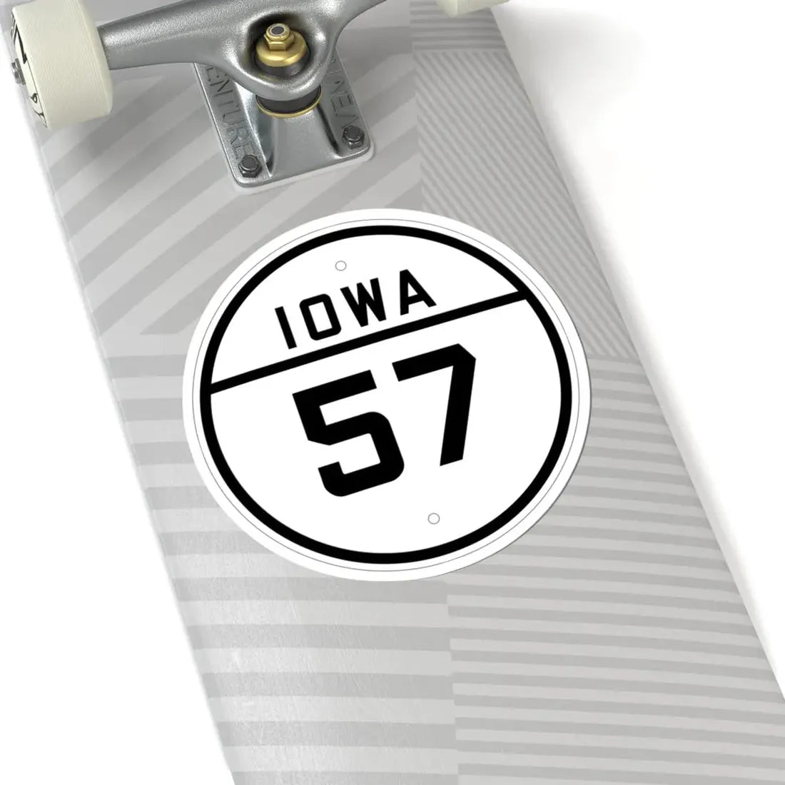 Iowa 57 1926 (Iowa) (Road Sign) STICKER Vinyl Kiss-Cut Decal - The Sticker Space